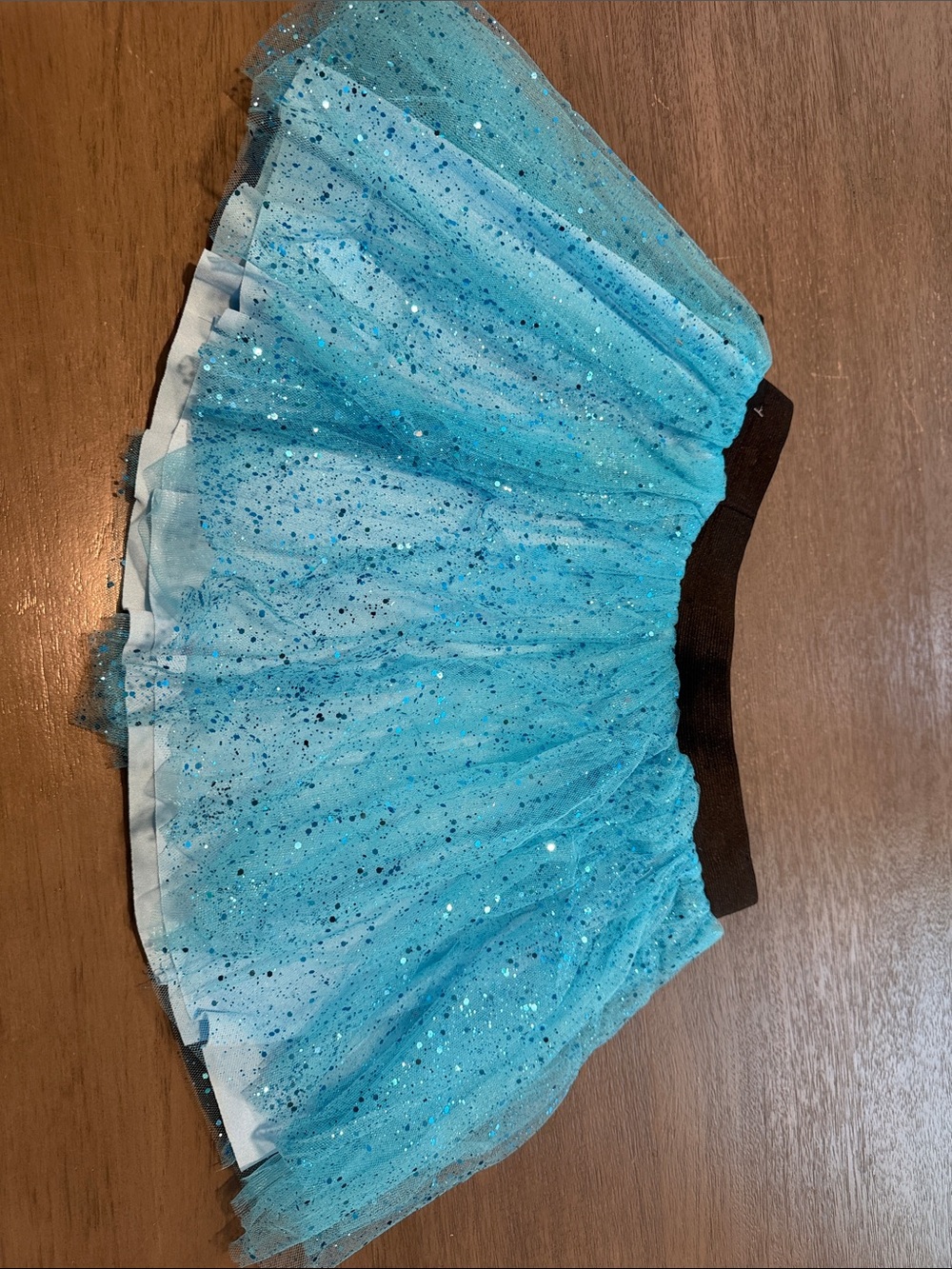 Sparkle Tulle Mini Skirt - Aqua Blue